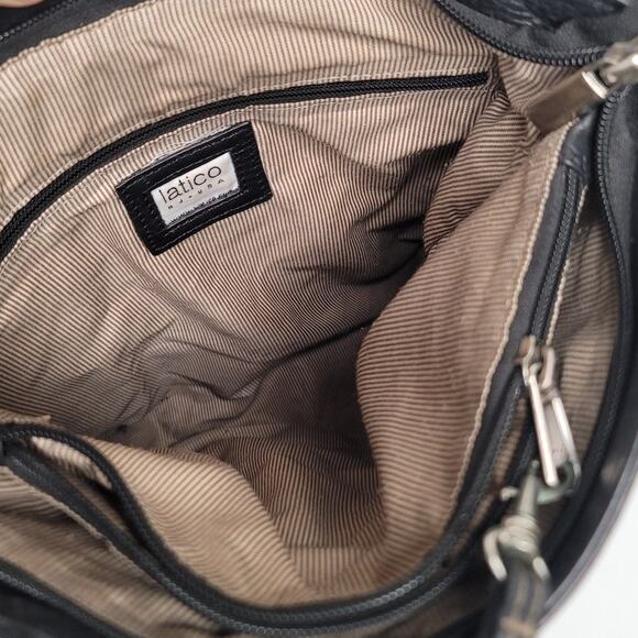 Latico Vintage Black leather backpack main image 8